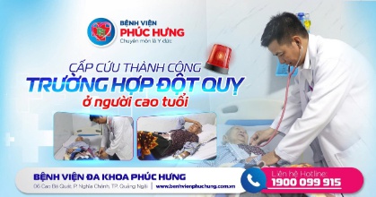 Cấp cứu thành công trường hợp đột quỵ ở người cao tuổi