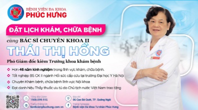 Đặt lịch khám cùng BS.CKII Thái Thị Hồng