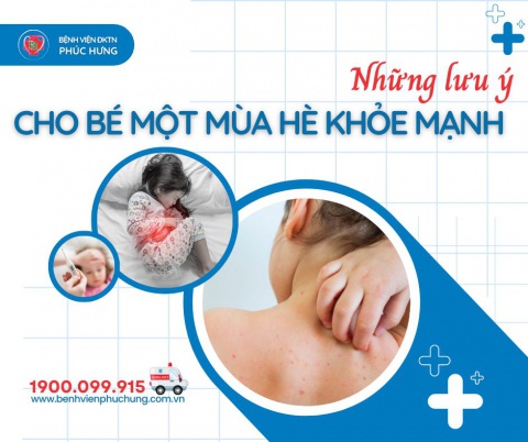 CHO BÉ MỘT MÙA HÈ KHỎE MẠNH