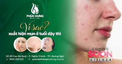 Vì sao xuất hiện mụn ở tuổi dậy thì?