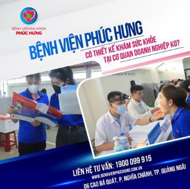 Bệnh viện Phúc Hưng có thiết kế khám sức khỏe tại cơ quan doanh nghiệp không?